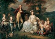 Angelica Kauffmann Portrait of Ferdinand IV of Naples, and his Family oil painting reproduction